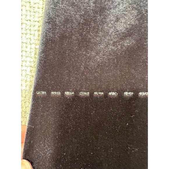 Vintage Y2K Morgan and Co Dress Womens 11/12 Gray Velvet Maxi Whimsigoth Hoco‎ - Picture 12 of 13